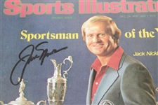 Jack Nicklaus Signed 1979 'Sportsman of the Year' Sports Illustrated Photo BECKETT #00011891413