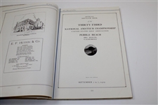 1929 National Amateur Golf Championship Program Pebble Beach - Del Monte