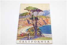 1929 National Amateur Golf Championship Program Pebble Beach - Del Monte