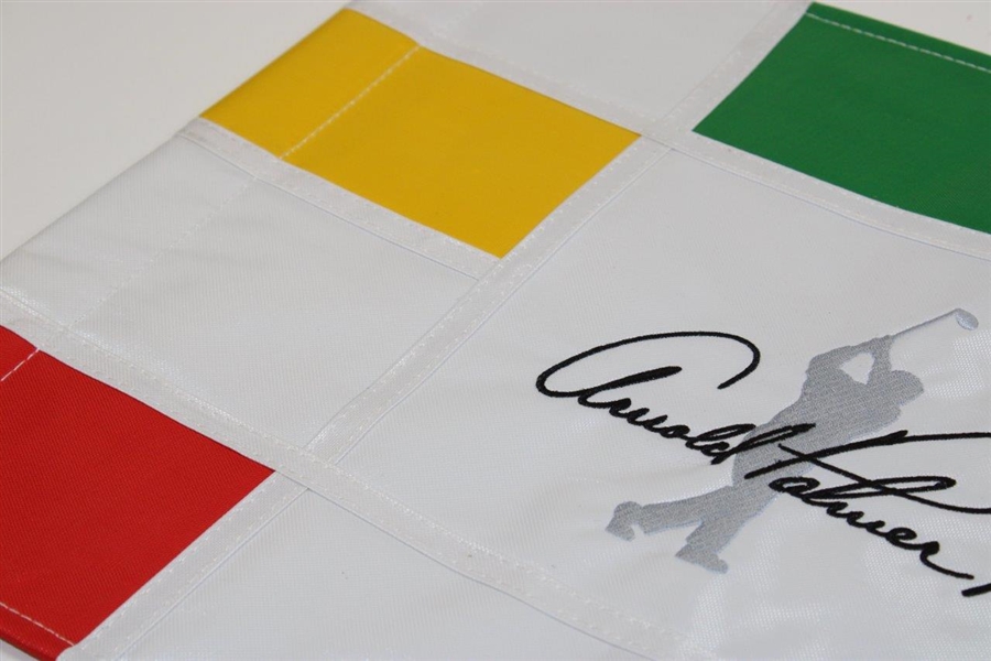 Arnold Palmer Latrobe Red/Green/Yellow/White Checkered Embroidered Logo Flag