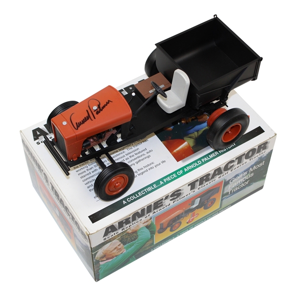 Arnold Palmer Signed Penzoil Arnies Tractor in Original Box - Excellent Signature JSA ALOA
