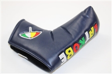 Latrobe Country Club Logo Navy Putter Headcover with Red Logo Tote Bag