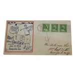 1933 Augusta National Golf Club Bobby Jones Course Opening FDC - Red