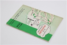 1958 Augusta National Golf Club Tournament Spectator Guide - Palmer's First Masters Win
