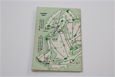 1958 Augusta National Golf Club Tournament Spectator Guide - Palmer's First Masters Win