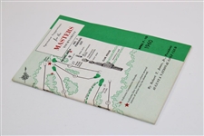 1960 Augusta National Golf Club Tournament Spectator Guide - Palmer's Second Masters Win