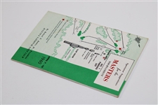 1960 Augusta National Golf Club Tournament Spectator Guide - Palmer's Second Masters Win