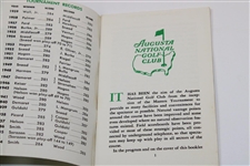 1960 Augusta National Golf Club Tournament Spectator Guide - Palmer's Second Masters Win