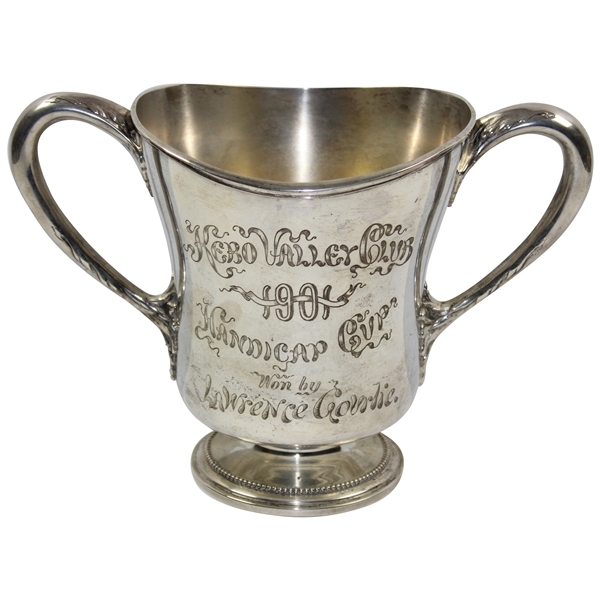 1901 Kebo Valley Club Sterling Silver Handicap Trophy Won by Lawrence Gourlie