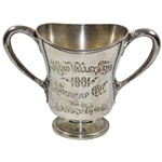1901 Kebo Valley Club Sterling Silver Handicap Trophy Won by Lawrence Gourlie