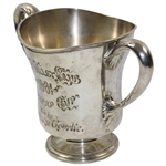 1901 Kebo Valley Club Sterling Silver Handicap Trophy Won by Lawrence Gourlie