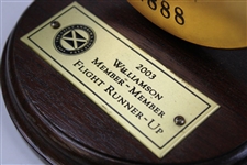 The Saint Andrew's Golf Club '1888' Williamson Member-Member Flight Runner-Up Award