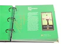 Champions of Golf: The Masters Collection Gold Foil Cards in Green Leather Binder - 1934-1997