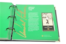 Champions of Golf: The Masters Collection Gold Foil Cards in Green Leather Binder - 1934-1997