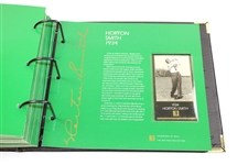 Champions of Golf: The Masters Collection Gold Foil Cards in Green Leather Binder - 1934-1997