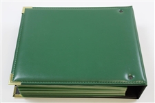 Champions of Golf: The Masters Collection Gold Foil Cards in Green Leather Binder - 1934-1997