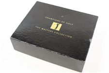 Champions of Golf: The Masters Collection Gold Foil Cards in Green Leather Binder - 1934-1997