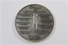 Players of the Decade 1888-1988 Centennial of Golf America Medallion with Stand