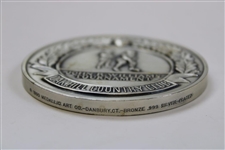 Oak Hill Country Club John R. Williams Tournament Bronze Silver-Plated Medallion - 1990