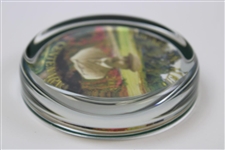 1903-2003 Walton Heath Centenary Glass Weight with James Braid Photo