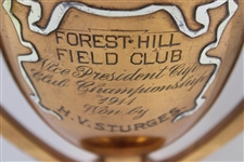 1914 Forest Hill Field Club Vice President Cup Club Championship Trophy Won by H.V. Sturges