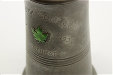 1902 Millbrook Golf Club Handicap Large Pewter Stein Trophy Won by Unmarked - July 4th