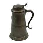 1902 Millbrook Golf Club Handicap Large Pewter Stein Trophy Won by Unmarked - July 4th