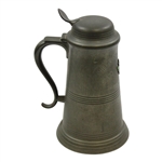 1902 Millbrook Golf Club Handicap Large Pewter Stein Trophy Won by Unmarked - July 4th