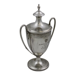 1953 Club Championship Class B Runner-Up Trophy with Removable Lid