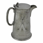 1961 St Andrews Golf Club Best Ball Championship Class "B" Pewter Winner Trophy Pitcher
