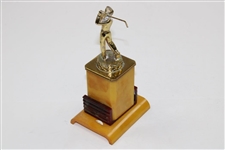 1953 Belmont Country Club B.M.C. Golf Party Low Gross Runner-Up Trophy Won by Mickey Levine