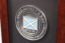 Saint Andrew's Day 'The Last Tournament of the Century' Commemorative Medallion - Framed - 10/23/1999