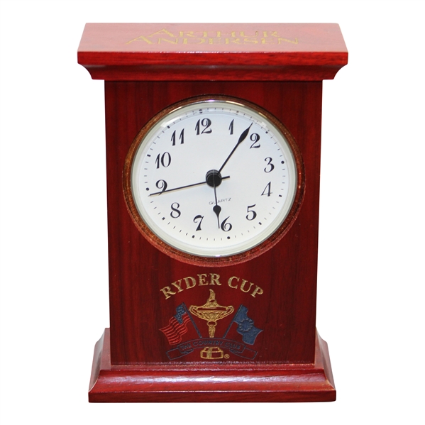 1999 Ryder Cup at The Country Club (Brookline) Arthur Andersen Quartz Clock - Works