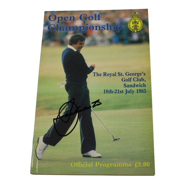 Seve Ballesteros Signed 1985 OPEN Championship at Royal St. Georges Official Program JSA ALOA