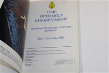 Seve Ballesteros Signed 1985 OPEN Championship at Royal St. George's Official Program JSA ALOA