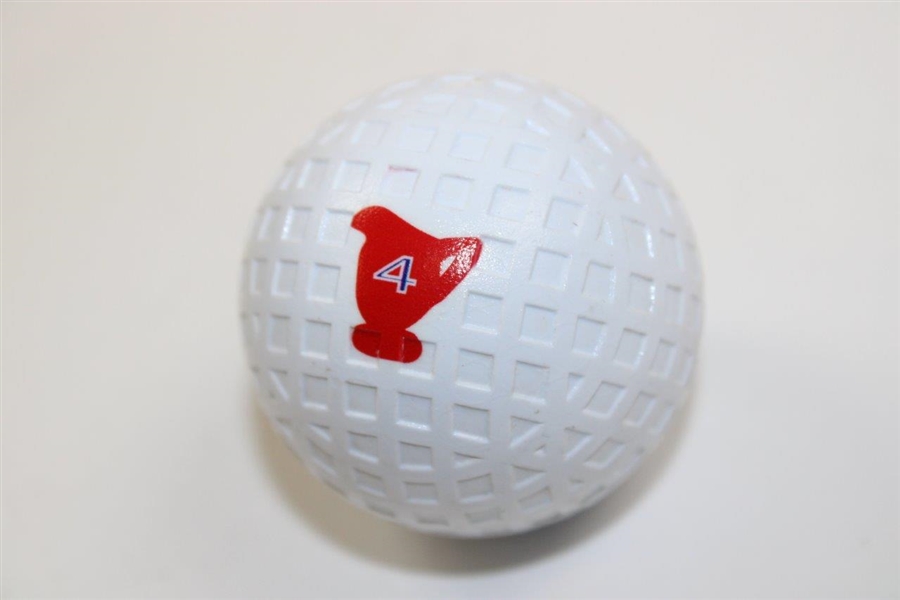 Vintage Post-Swing Golfer Napkin Holder/Golf Ball Display - Unmarked