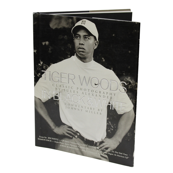 Tiger Woods: In Black and White 1st Ed Photography Book by Jules Alexander - Signed by Jules JSA ALOA