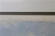 1960 Masters '7th Green - Augusta' Arthur Weaver Signed 'The Masters' Print with Remarque JSA ALOA
