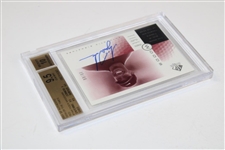 Tiger Woods Signed 2001 SP Sign of Times RED Rookie Card 09/66 9.5 GEM MINT 10 Auto BGS - Wow!
