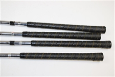 Set of MacGregor Tourney 1-3-4-5 DX2W Woods with Leather Grips & Headcovers #4H5666E