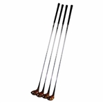 Set of MacGregor Tourney 1-3-4-5 DX2W Woods with Leather Grips & Headcovers #4H5666E