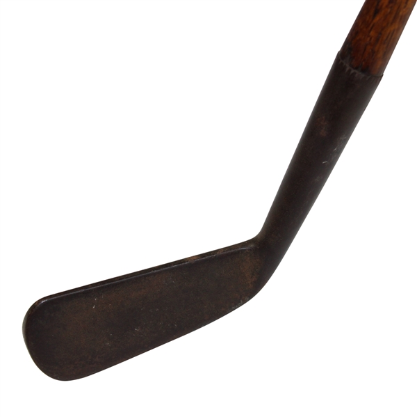 Circa 1895 Tom Stewart/Tom Morris Smooth Face Cleek with Shaft Stamp & JCF