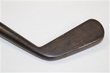 Circa 1895 Tom Stewart/Tom Morris Smooth Face Cleek with Shaft Stamp & 'JCF'