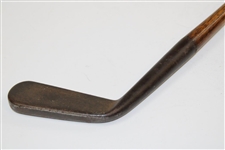 Circa 1895 Tom Stewart/Tom Morris Smooth Face Cleek with Shaft Stamp & 'JCF'