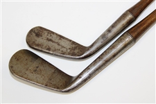 A.G. Spalding Morristown Smoothface Spalding Irons with Baseball Logo & Shaft Stamp