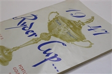 1947 Ryder Cup Matches at Portland Golf Club Official Program - Great Condition