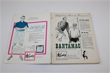 1956 US Open Championship at Oak Hill Country Club Official Program - Cary Middelcoff Winner