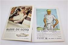 1959 US Open Championship at Winged Foot Golf Club Official Program - Billy Casper Winner