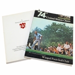 1974 & 1978 US Open Championship Official Programs - Winged Foot GC & Cherry Hills CC