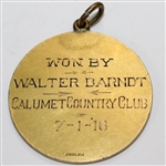 1916 Western Inter-scholastic Golf Assn. at Calumet CC Gold Medal Won by Walter Barndt